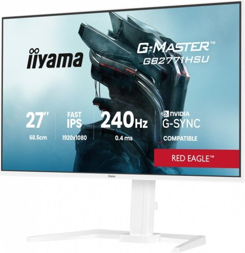Monitor 27 cali GB2771HSU-W1 0.4ms,Fast IPS, HAS (150) PIVOT, 1xUSB 3.2, 1xUSB C, 240Hz, DP, 2xHDMI,Adaptive G-SYNC - 192