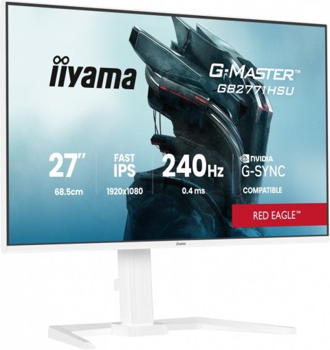 Monitor 27 cali GB2771HSU-W1 0.4ms,Fast IPS, HAS (150) PIVOT, 1xUSB 3.2, 1xUSB C, 240Hz, DP, 2xHDMI,Adaptive G-SYNC - 192