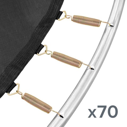 REBEL ACTIVE TRAMPOLINA PRO 12FT/366CM, SIATKA, DRABINKA RBA-8003