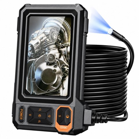 Kamera Przewodowa Inspekcyjna Endoskop 8 Diod LED LCD 4,3'' IP67 LEAN