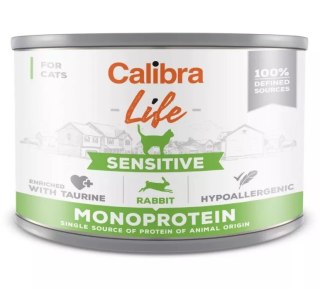 Calibra Cat Life Sensitive Rabbit - mokra karma dla kota - 200 g