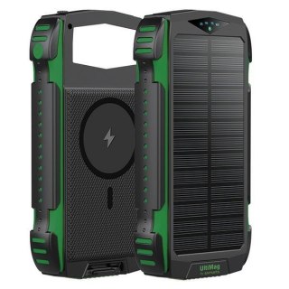 Powerbank Solarny 20000mAh TitanPack Rugged UltiMag Zielony