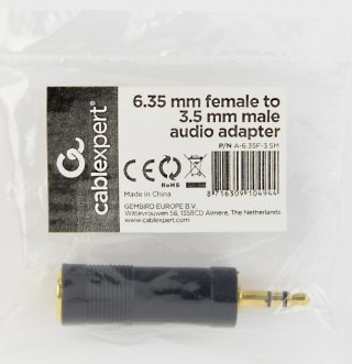 Wtyk adaptera audio od 6.35 mm do 3.5 mm