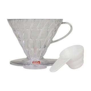 Hario plastikowy Drip V60-02 - Clear