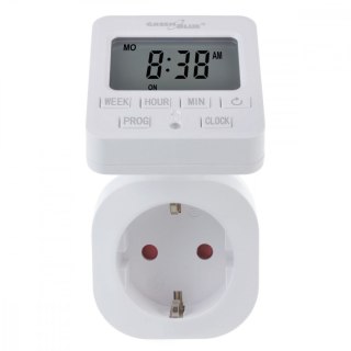 Timer cyfrowy GB605 E 16A IP20 GreenBlue