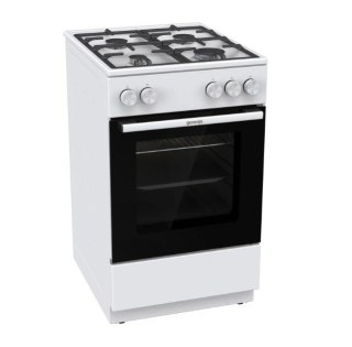 Kuchnia gazowa GORENJE GG5A10WFFM | piekarnik gazowy z termoobiegiem | 70 l | biały