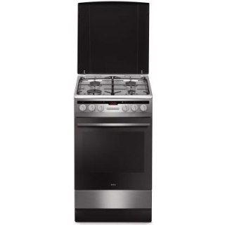 Kuchnia gazowo-elektryczna AMICA 57GEH2.33HZpTa(Xx) | termoobieg | grill | inox