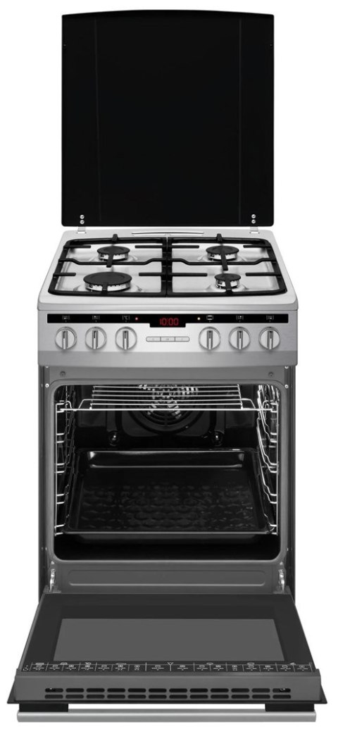 Kuchnia gazowo-elektryczna AMICA 57GEH3.33HZpTaDA(Xx) PIZZA | termoobieg | funkcja Pizza 300°C | EasyClean
