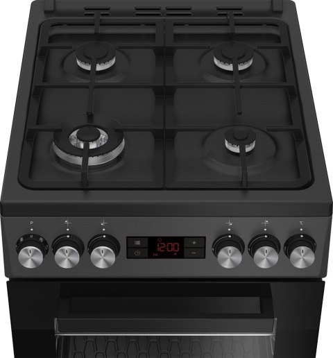 Kuchnia gazowo-elektryczna BEKO FSM51330DAOT b300 | termoobieg | SteamShine | prowadnice teleskopowe