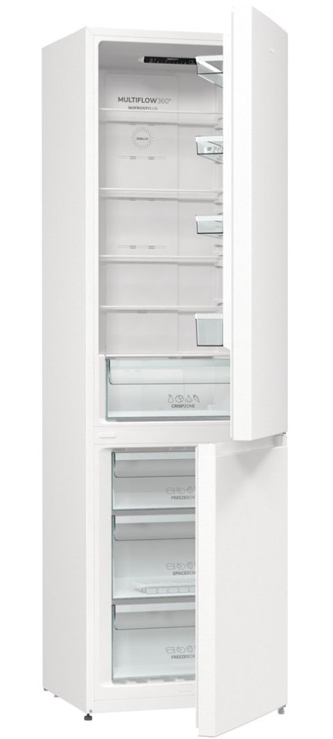 Lodówka GORENJE NRK6202EW4 No Frost 200 cm | FreshZone | MultiAirflow | LED