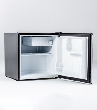Mała lodówka Ravanson LKK-50ES 50l | oświetlenie LED | 475 x 450 x 485 mm | inox