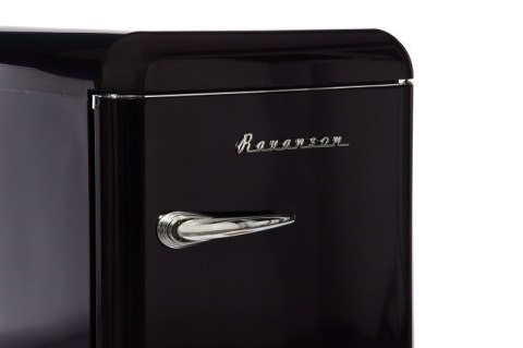 Lodówka Retro Ravanson LKK-120ERB 120l | styl vintage | 545 x 585 x 860 mm | czarny