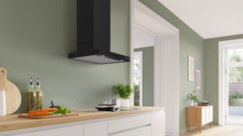 Okap kominowy BOSCH DWB63BC60 60 cm | 600 m3/h | EcoSilence Drive | LED | czarny