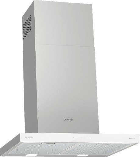 Okap kominowy GORENJE WHT6SYW 60 cm | sterowanie dotykowe | LED | biały