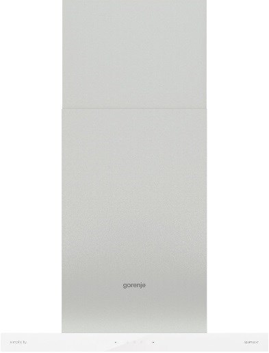 Okap kominowy GORENJE WHT6SYW 60 cm | sterowanie dotykowe | LED | biały