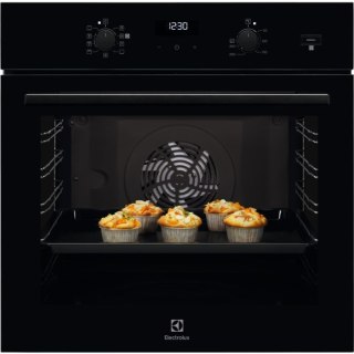 Piekarnik parowy Electrolux EOD5C50Z SteamBake 600 72 l | para SteamBake | termoobieg | kataliza | czarny