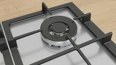 Płyta gazowa Bosch PCH6A5I90 Serie 6 60 cm | 5 palników | ruszty żeliwne | zapłon elektryczny | czarny szkło