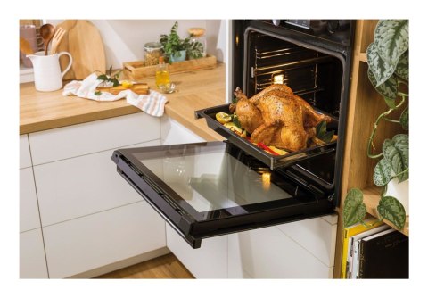 Piekarnik elektryczny Gorenje BOS6737E13FBG 77 l | termoobieg | grill | pizza | czarny