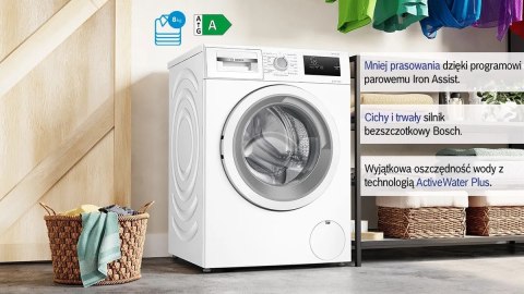 Pralka Bosch WAN2405MPL 8 kg 1200 obr/min | EcoSilence Drive | ActiveWater Plus | SpeedPerfect