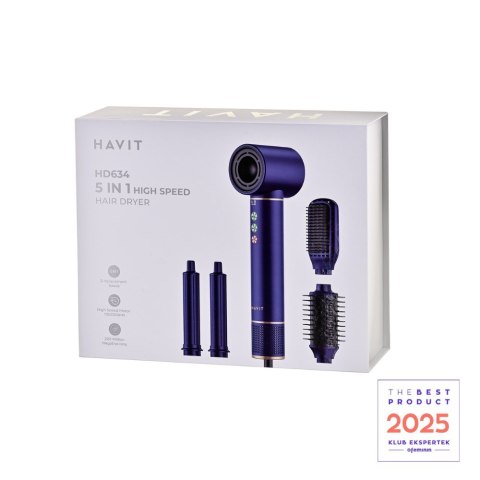 Lokówko-suszarka Multistyler Havit HD634 (4 końcówki)