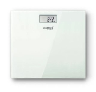 Waga osobowa Ecomed by Medisana PS-72E do 150 kg | Step On | 300 x 300 mm | biały