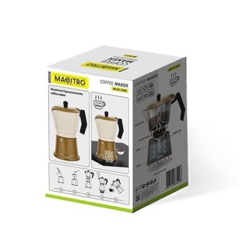 Kawiarka aluminiowa MR-1657-9-BEIGE MAESTRO