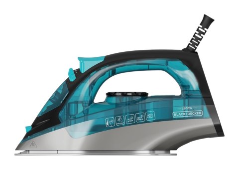 Żelazko Black+Decker BXIR2201E 2200W | uderzenie pary 120 g/min | 115 x 270 x 140 mm