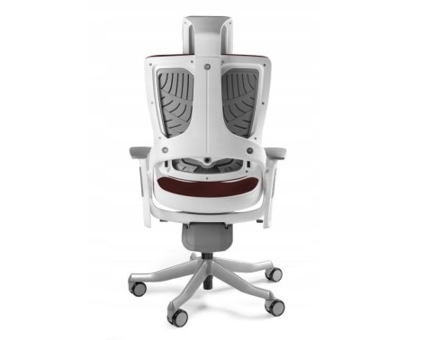 Fotel biurowy Wau 2 BL406 tkanina cocoa/biały