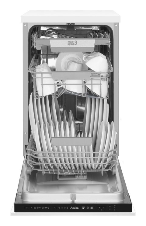 Zmywarka do zabudowy 45 cm AMICA DIM44C6EMONqH | klasa C | 10 kpl | SatelliteArm | OpenDry