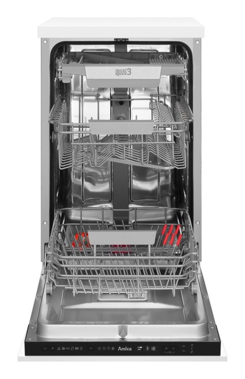 Zmywarka do zabudowy 45 cm AMICA DIM44C6EMONqH | klasa C | 10 kpl | SatelliteArm | OpenDry
