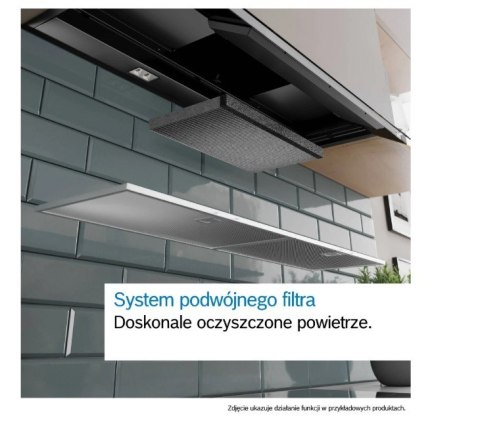 Okap zintegrowany DBB85CC60 Serie 4 80 czarny czyste szkło