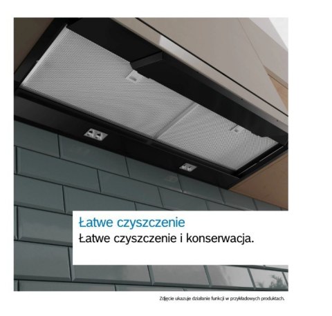 Okap zintegrowany DBB85CC60 Serie 4 80 czarny czyste szkło