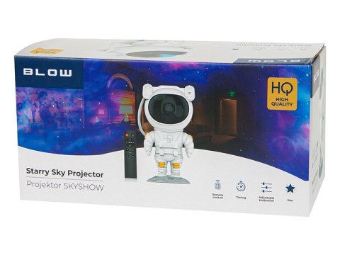 BLOW LAMPKA NOCNA PROJEKTOR GWIAZD ASTRONAUTA SKYSHOW