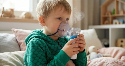 Inhalator do twarzy Esperanza MIST ECN005 (kolor biało-niebieski)
