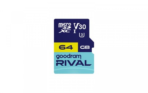 Karta pamięci microSD 64GB Rival UHS-I V30 U3 C10 100/70MBs