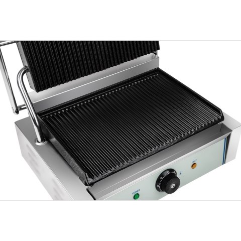 Grill kontaktowy dwustronny ryflowany PANINI Royal Catering