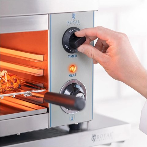 Opiekacz salamander toster TIMER 2000W Royal Catering