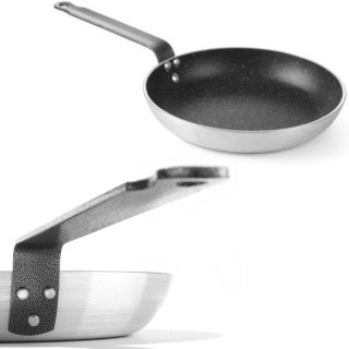 Patelnia aluminiowa z marmurkową powłoką nieprzywierającą śr. 240 mm - Hendi 627617 Hendi