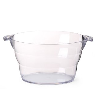 Misa waza do szampana lub ponczu owalna z tworzywa SAN 47x29x23cm - Hendi 593165 Bar Up