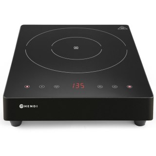 Kuchenka indukcyjna przenośna z panelem dotykowym 1 pole grzewcze Black Line śr. 28 cm 3500 W - Hendi 239421 Hendi