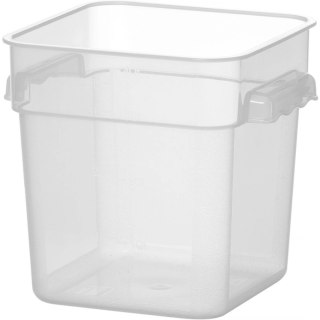 Pojemnik spożywczy do przechowywania żywności z podziałką 3.8 l 190 x 190 x 180 mm - Hendi 870914 Hendi