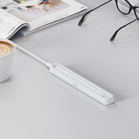 Ładowarka bezprzewodowa do rysika Apple Pencil 2 - biała BASEUS