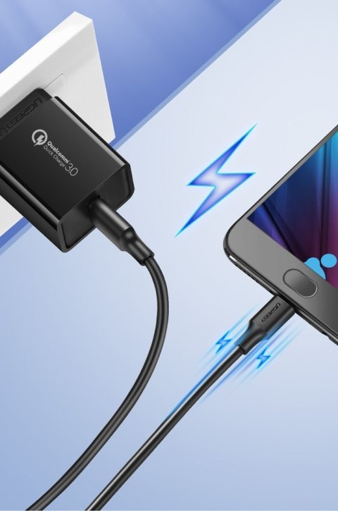 Kabel przewód USB - micro USB 2A 2m czarny