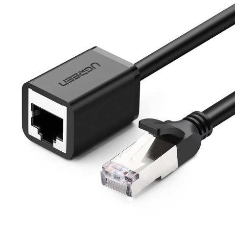 Przedłużacz do kabla skrętki FTP Ethernet RJ45 Cat 6 1000 Mbps 2m czarny
