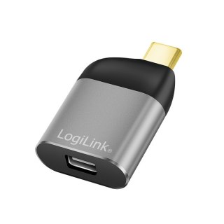 Adapter USB Type-C, do mini DB/F, 8K LogiLink