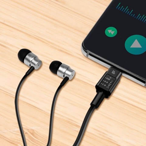 Adapter audio USB-C/M na 3.5mm/F, DAC, EQ LogiLink
