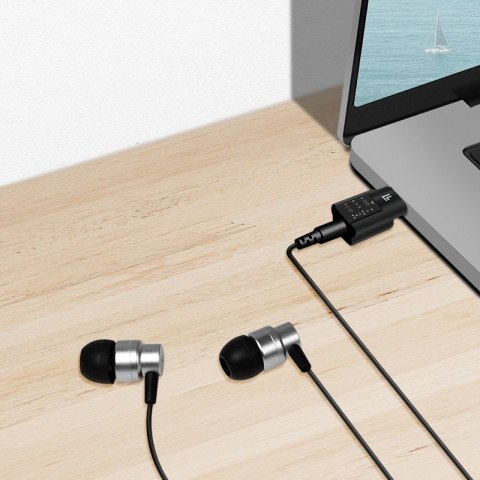 Adapter audio USB-C/M na 3.5mm/F, DAC, EQ LogiLink