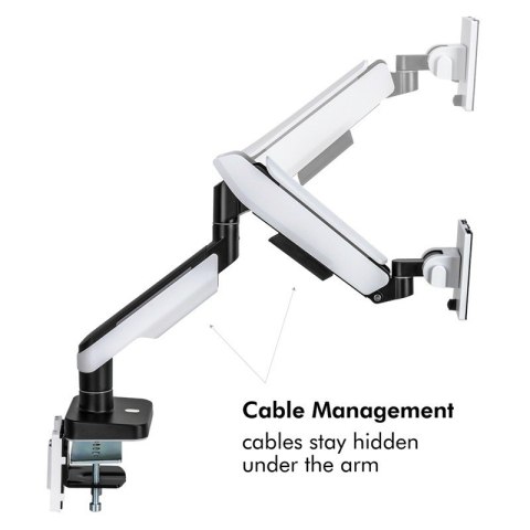 Uchwyt do monitora,VESA 17-49 cali gazowy, max. 20kg LogiLink