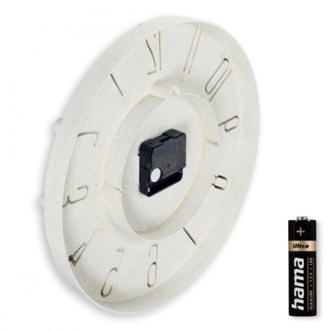 Zegar ścienny 30cm Corfu Beżowy Hama