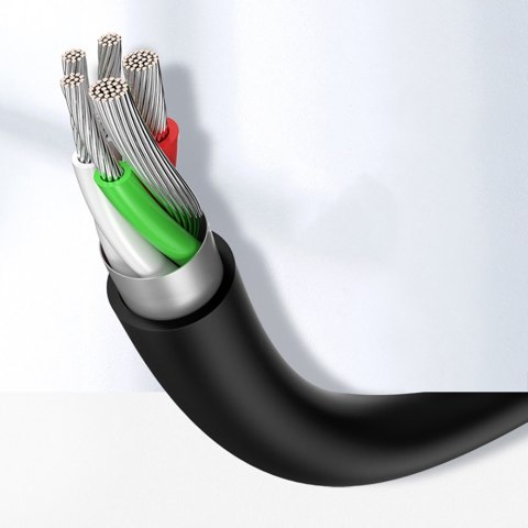 Kabel przewód przejściówka USB - USB-C Quick Charge 3.0 3A 0.25m czarny UGREEN